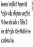 Assessment of Hemoglobin A1c Management and Prescription Cost Due to Polypharmacy Among Patients With Diabetes in Iran Based on 